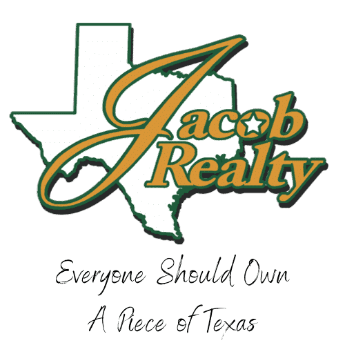 Everyone Should Own A Piece of Texas with Jacob Realty Logo