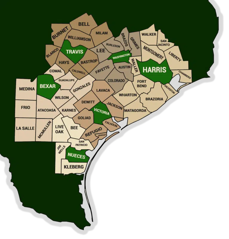 Jacob Realty Coverage Map